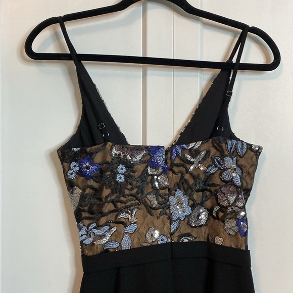 ANTHRO brand DRESS THE POPULATION Giului Sequin Bodice Crepe Sheath DRESS - XS - Picture 9 of 12